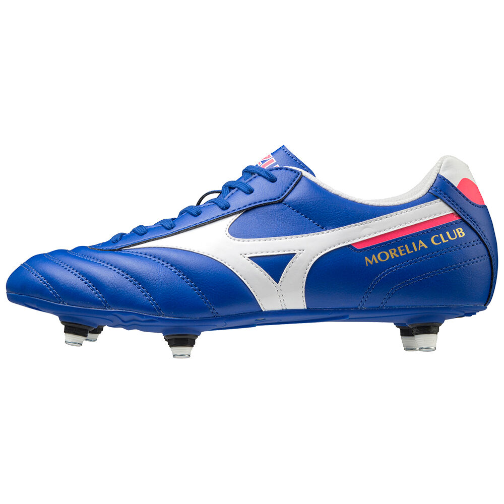 Mizuno Men's Morelia II Club SI Soccer Cleats Blue/White (P1GC201625-ETQ)